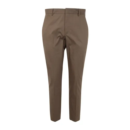 Pt01 , MAN Reflective Trousers ,Brown male, Sizes: