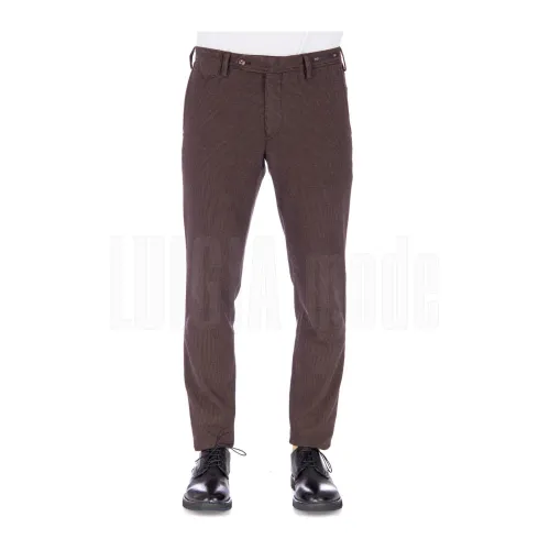 Pt01 , Super Slim Pants ,Brown male, Sizes: