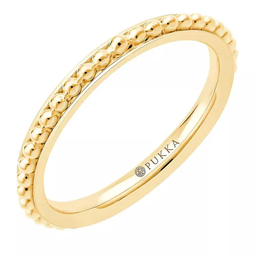 Pukka Berlin Rings - Marika Solid Bead Band - gold - Rings for ladies