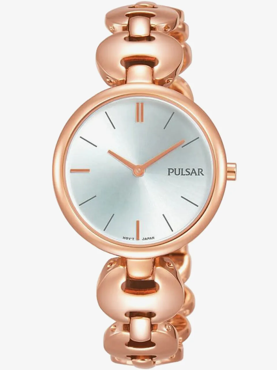 Pulsar Ladies Rose Gold Tone Bracelet Watch PM2268X1