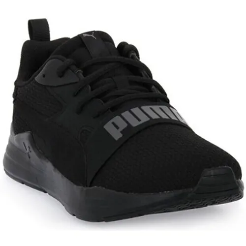 Puma  01 Wired Run Pure  men's Running Trainers in Black