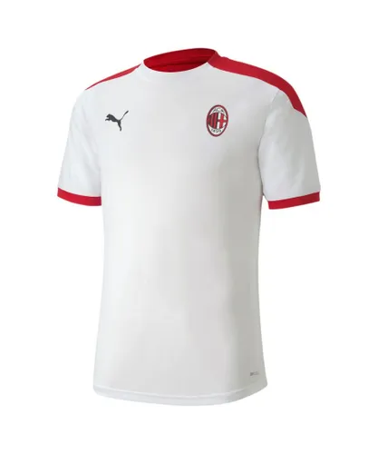Puma AC Milan 2020/21 Mens White Training Football Shirt 758191 02