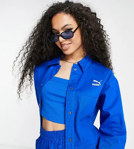 Puma acid bright twill jacket in blue - exclusive to ASOS - LBLUE - LBLUE
