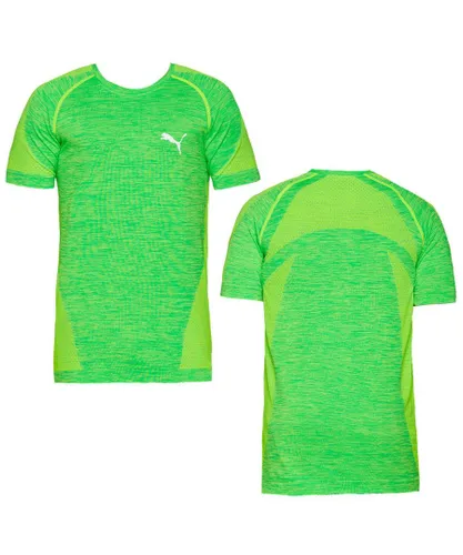 Puma Active Mens evoKnit Best Fitness Training T-Shirt Top Green 590633 15 A57E