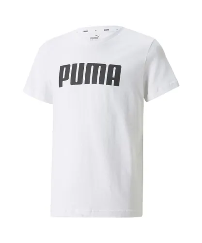Puma Baby Unisex Essentials Tee T-Shirt - White Cotton