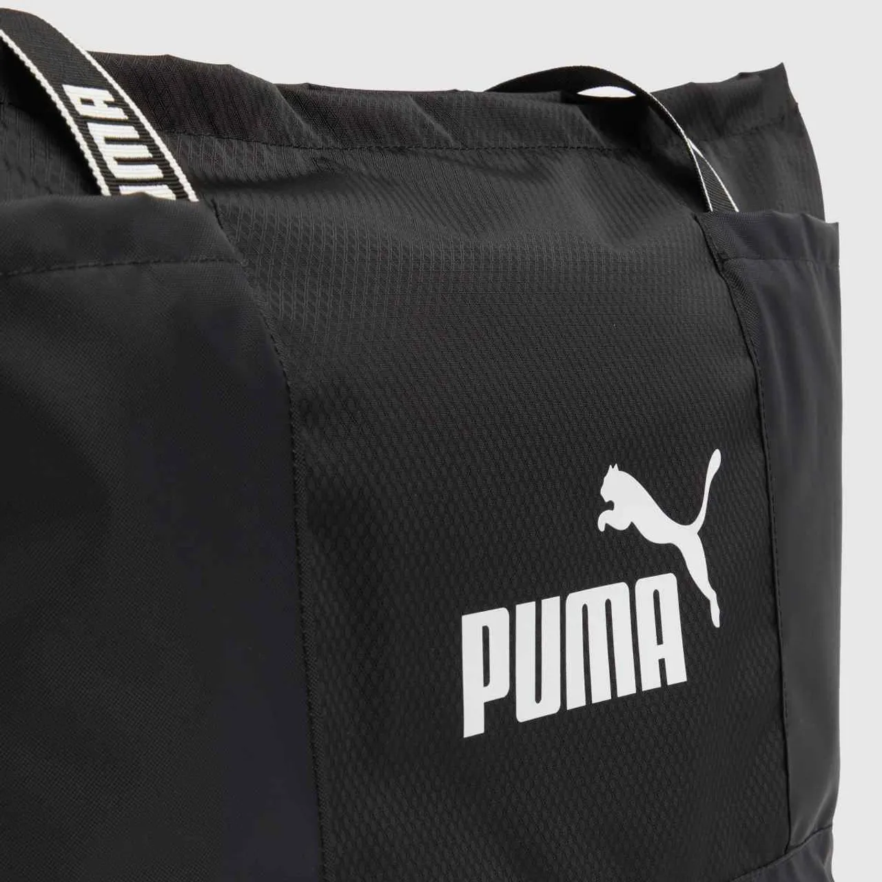 Puma Black and White Large Tote Bag