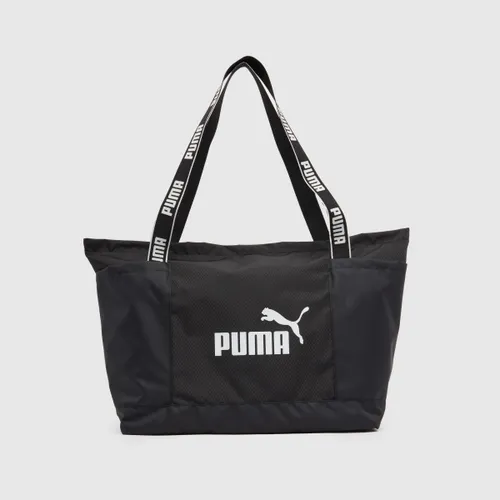 Puma Black and White Large Tote Bag