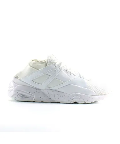 Puma Blaze Of Glory Sock White Textile Mens Lace Up Trainers 362520 02