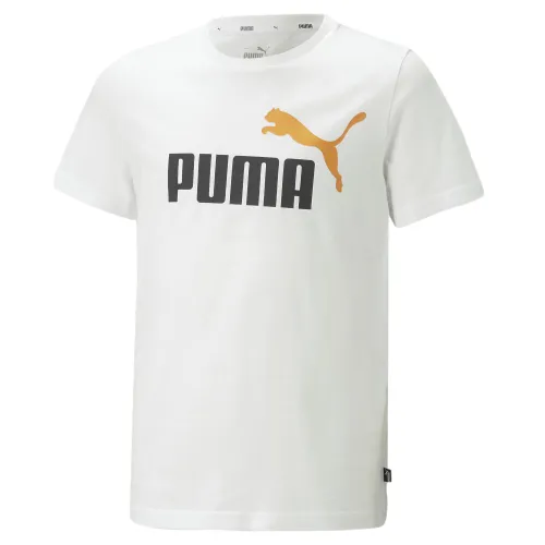 PUMA Boy's Ess Logo Tee B Tee