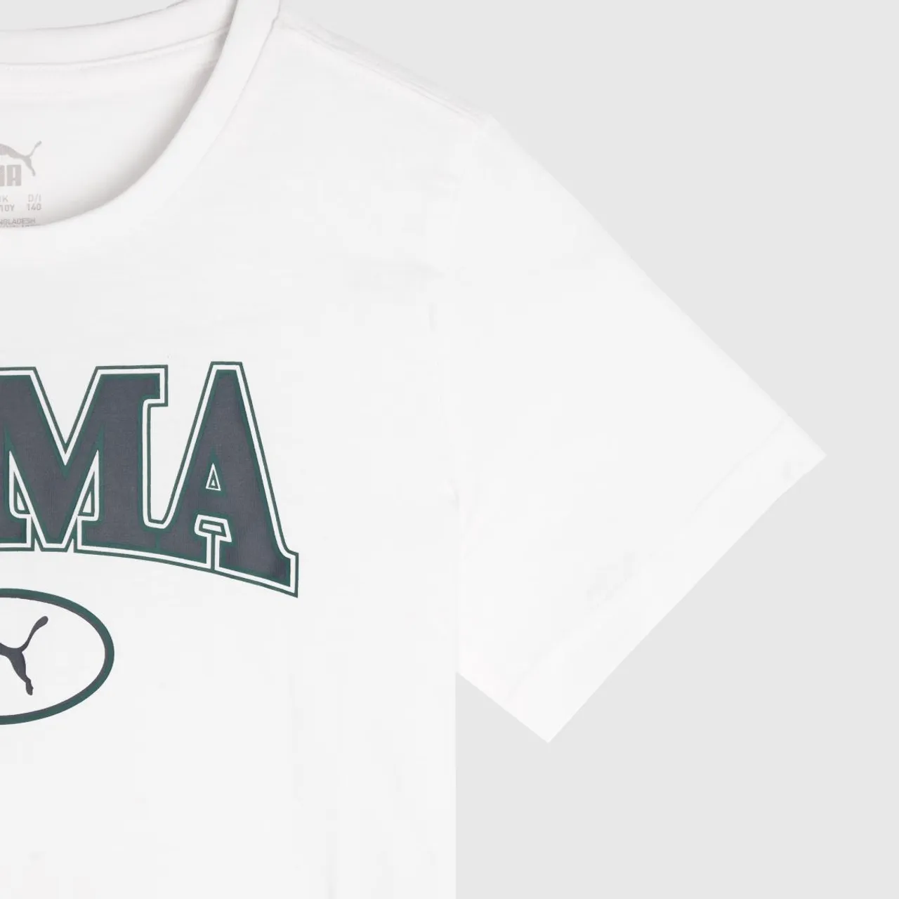 Puma Boys Squad T-shirt In White