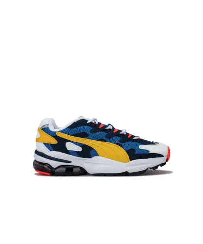 Puma Cell Alien OG Mens Blue/Yellow Trainers Textile