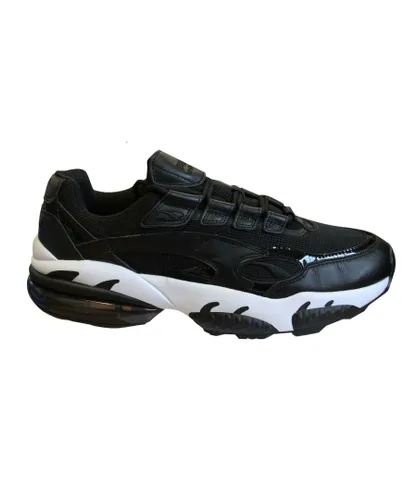 Puma Cell Venom Reflective Mens Trainers Low Black Lace Up Shoes 369701 01 Textile