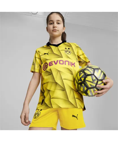 Puma Childrens Unisex Borussia Dortmund 23/24 Third Jersey - Yellow