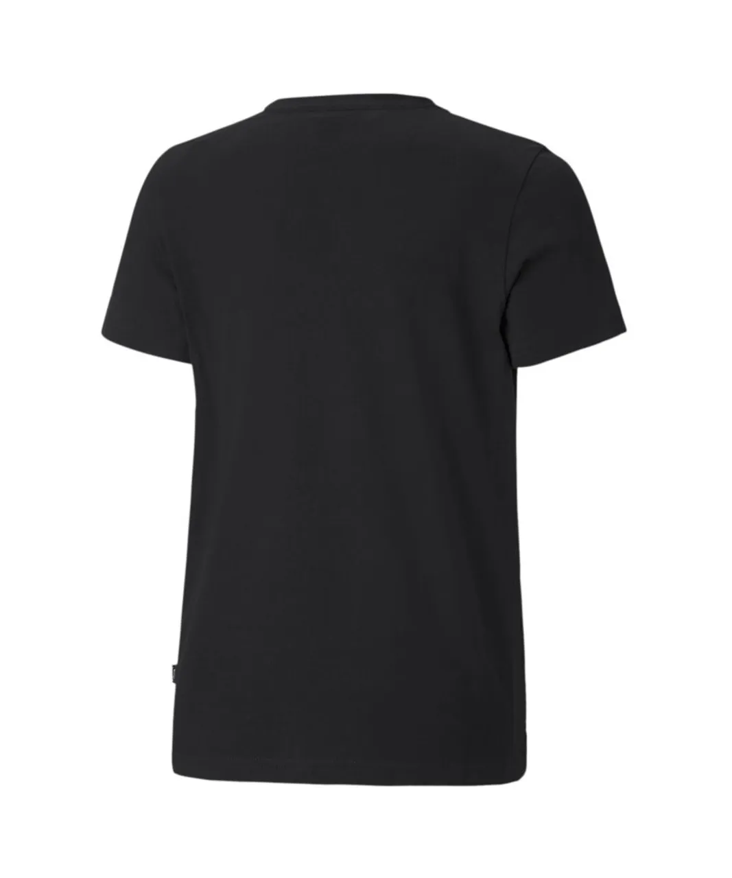 Puma Childrens Unisex Essentials Logo Youth T-Shirt - Black Cotton