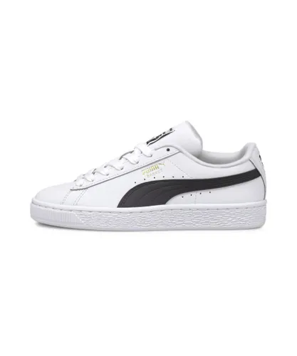 Puma Childrens Unisex Kids Basket Classic XXI Youth Trainers - White Rubber