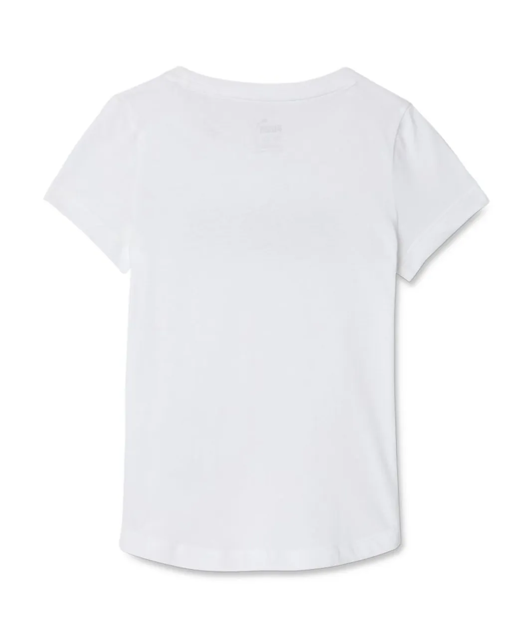 Puma Childrens Unisex Kids Boys Girls Essentials Youth Tee T-Shirt - White Cotton