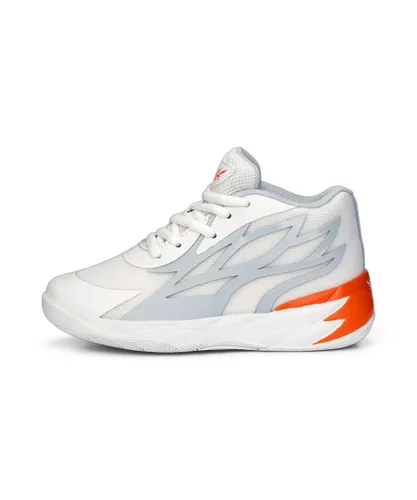 Puma Childrens Unisex Kids MB.02 Basketball Shoes Youth - Grey