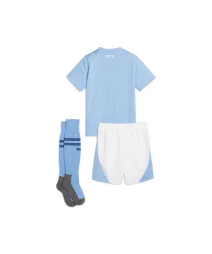 Puma Childrens Unisex Manchester City F.C. Home Mini Kit - Blue