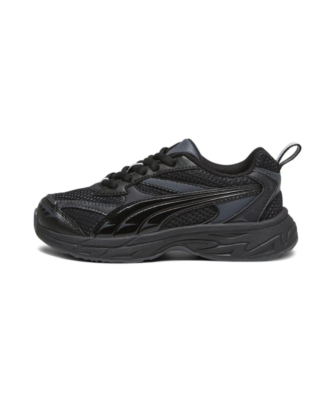 Puma Childrens Unisex Morphic Basic Sneakers Trainers - Black