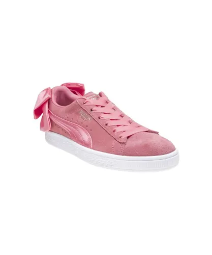 Puma Classic Suede Bow Womens - Pink Leather (archived)