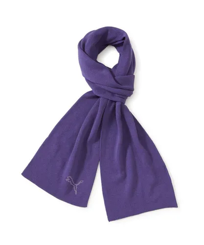 Puma Darsey Womens Cotton Acrylic Ultra Violet Scarf 052133 03 A17 - Purple - One