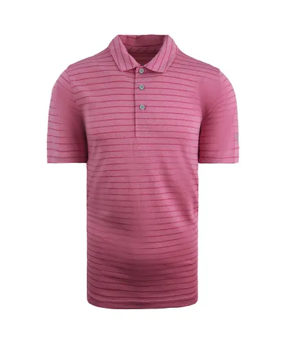 Puma Dry Cell Performance Fit Rotation Stripe Rose Mens Polo Shirt 577974 23