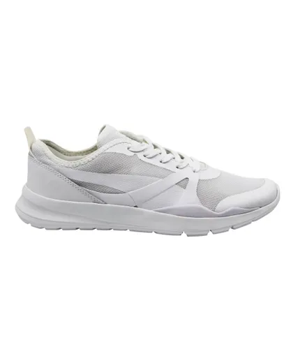 Puma Duplex Evo SP White Low Lace Up Womens Trainers Running Shoes 361384 01 Textile