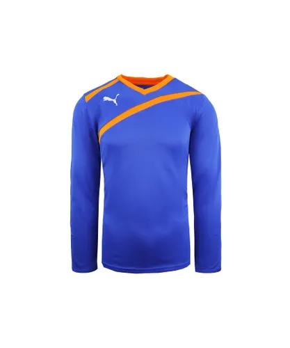 Puma Esito Goalkeeper Shirt Long Sleeve Mens Blue Football Top 701064 37 - Orange