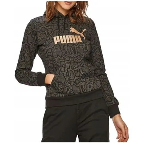 Puma  Ess Aop Hoodie  women's Sweatshirt in multicolour