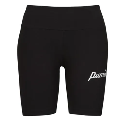 Puma  ESS+ BLOSSOM 7 SCRIPT SHORT TIGHTS  women's Shorts in Black