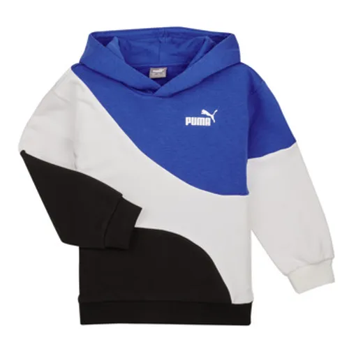 Puma  ESS COL BIG LOGO  boys's Children's sweatshirt in Blue