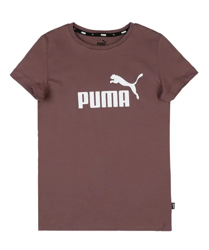 PUMA ESS Logo Tee G Dusty Plum