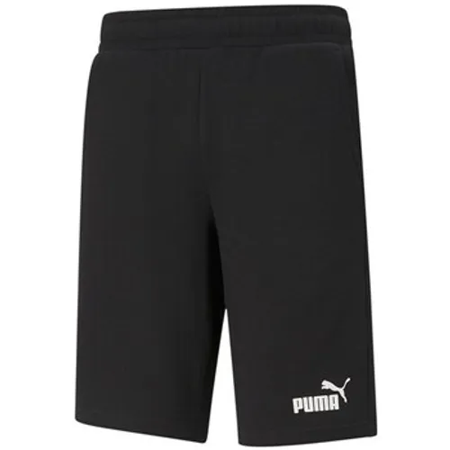 Puma  Ess Shorts 10  men's Cropped trousers in Black