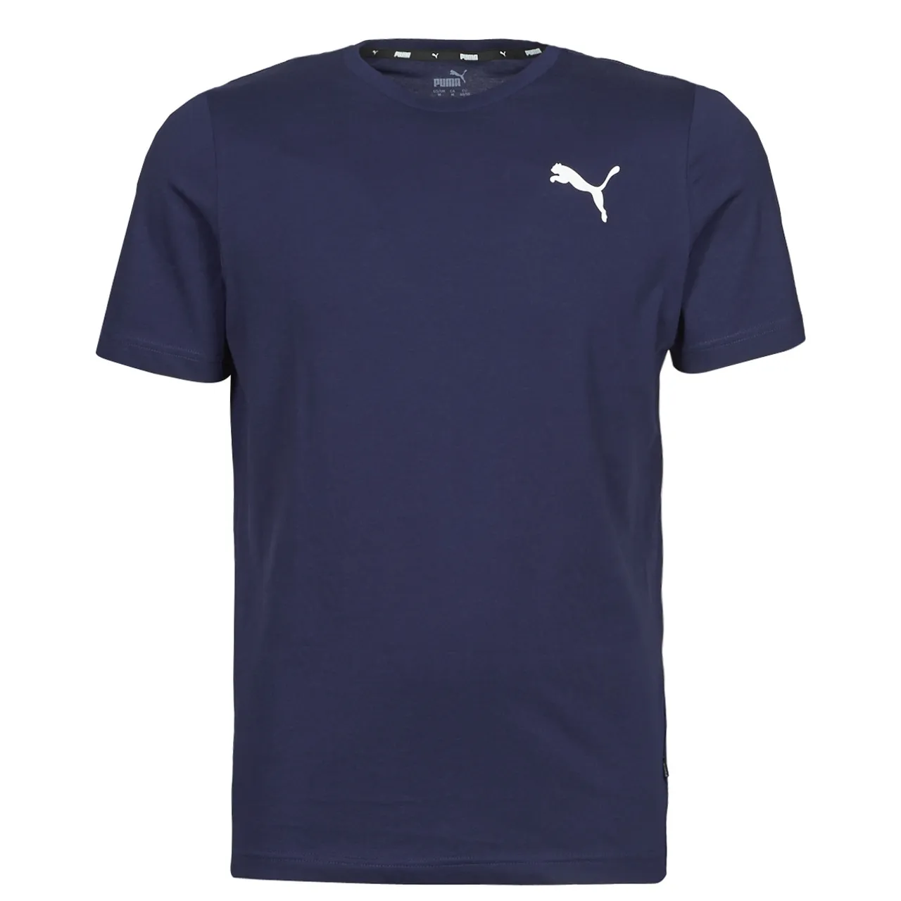 Puma  ESS TEE  men's T shirt in Blue