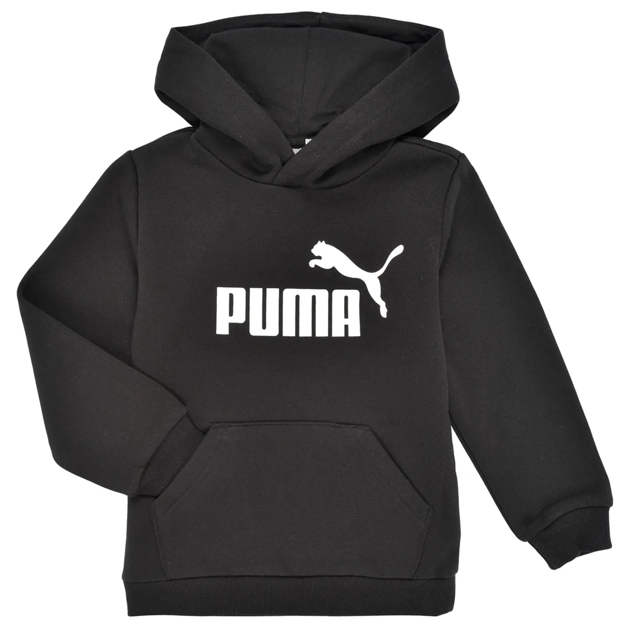 Puma  ESSENTIAL BIG LOGO HOODIE  boys's Children's sweatshirt in Black