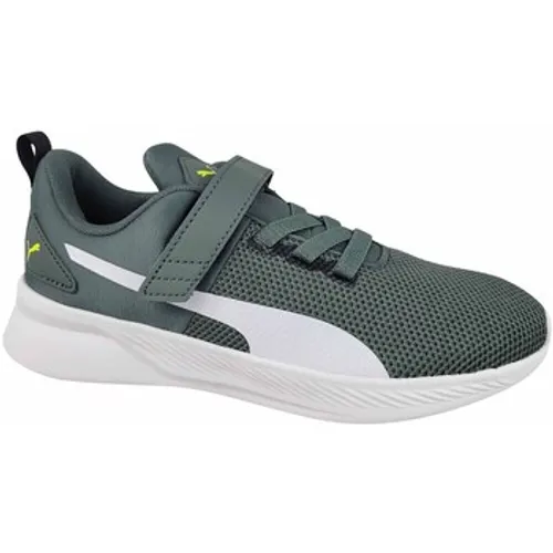 Puma  Flyer Runner V Ps  girls's Children's Shoes (Trainers) in Green