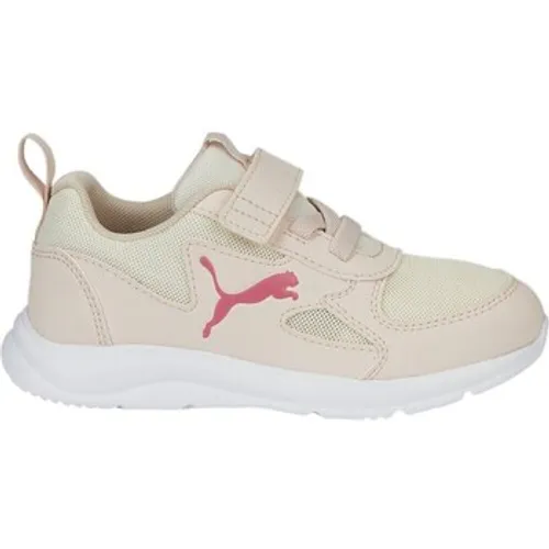Puma  Fun Racer Ac Ps  girls's Children's Shoes (Trainers) in Beige