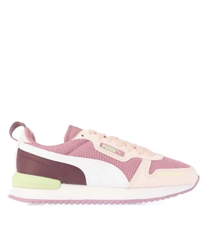 Puma Girls Girl's Junior R78 Trainers in Dusky Pink Textile