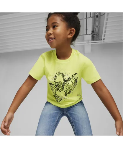 Puma Girls x TROLLS Graphic T-Shirt - Green