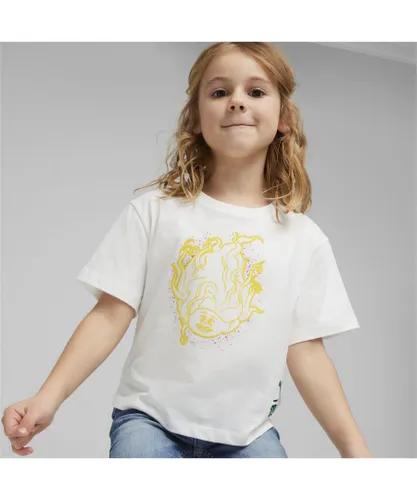 Puma Girls x TROLLS Graphic T-Shirt - White