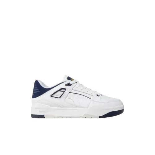 Puma , High-Quality Synthetic Leather Sneakers ,White male, Sizes: