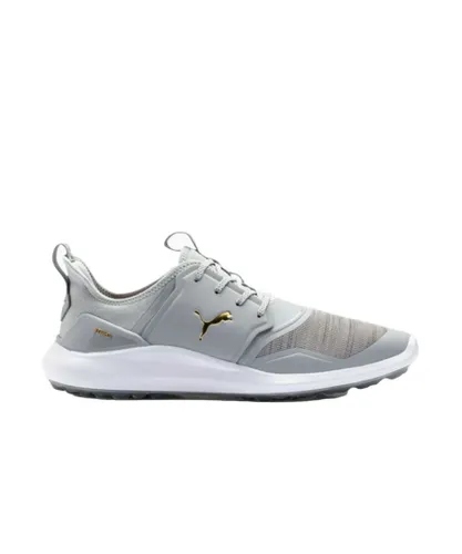 Puma Ignite NXT Golf Lace-Up Grey Synthetic Mens Trainers 192225 03