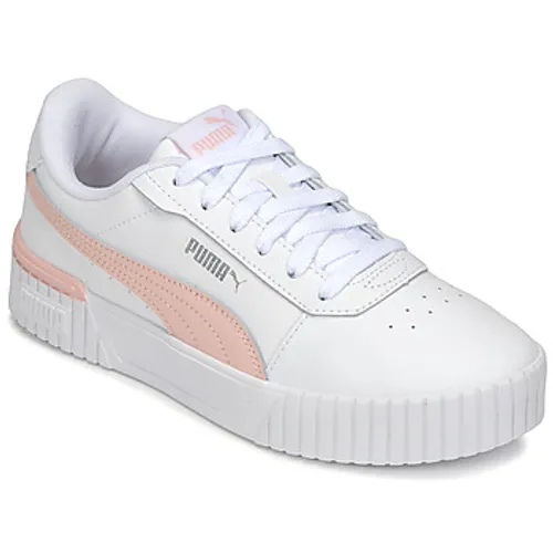 Puma  JR CARINA 20  girls's Children's Shoes (Trainers) in White