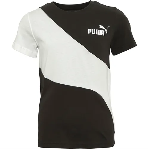 Puma Junior Boys Power Cat T-Shirt Puma Black