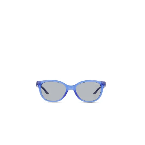 Puma , Kids Oval Sunglasses with UV Protection ,Blue unisex, Sizes: