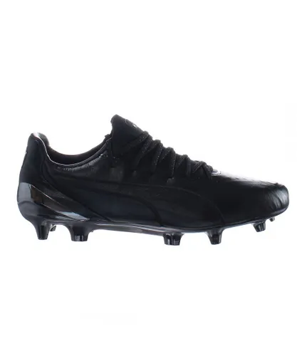 Puma King Platinum FG/AG Black Mens Football Boots Leather