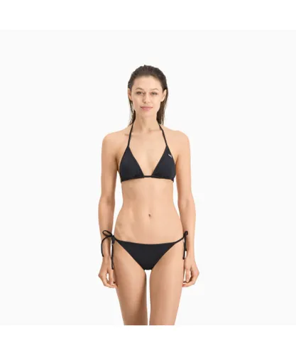 Puma Licence Womens Swim Triangle Bikini Top - Black