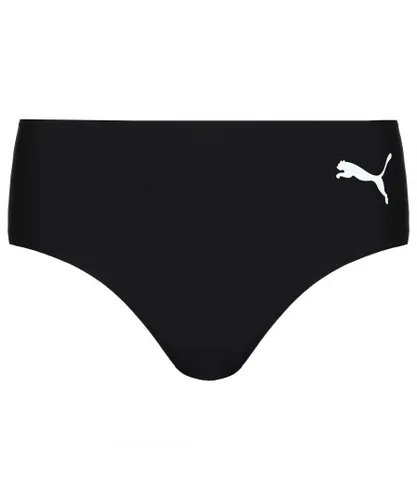 Puma Logo Womens Black/White Brief Bikini