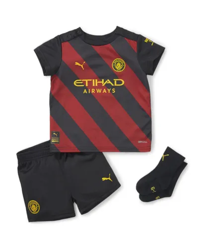 Puma Manchester City F.C. Unisex Away 22/23 Baby Kit - Black