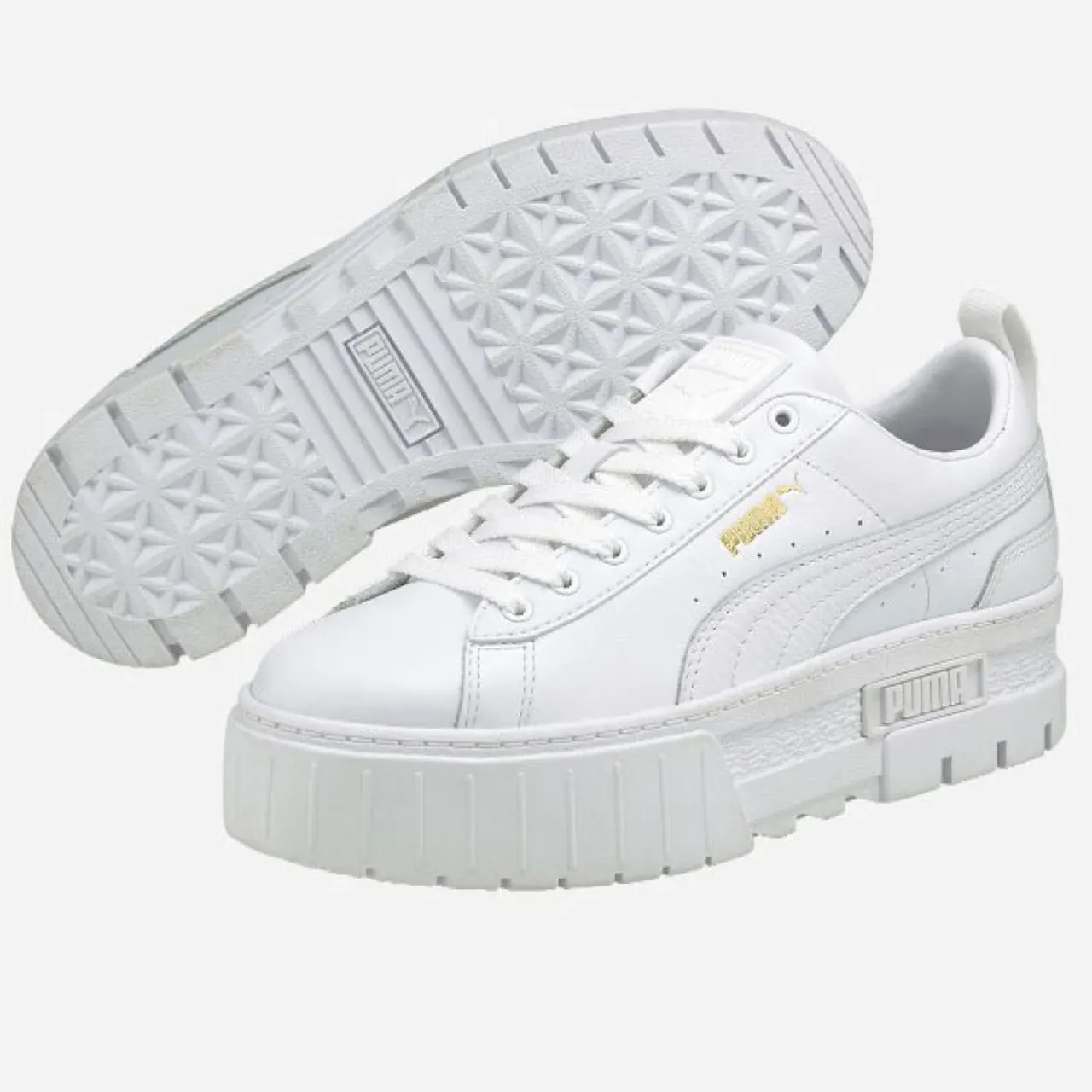 Puma , Mayze Clic Street Style Sneakers ,White female, Sizes: